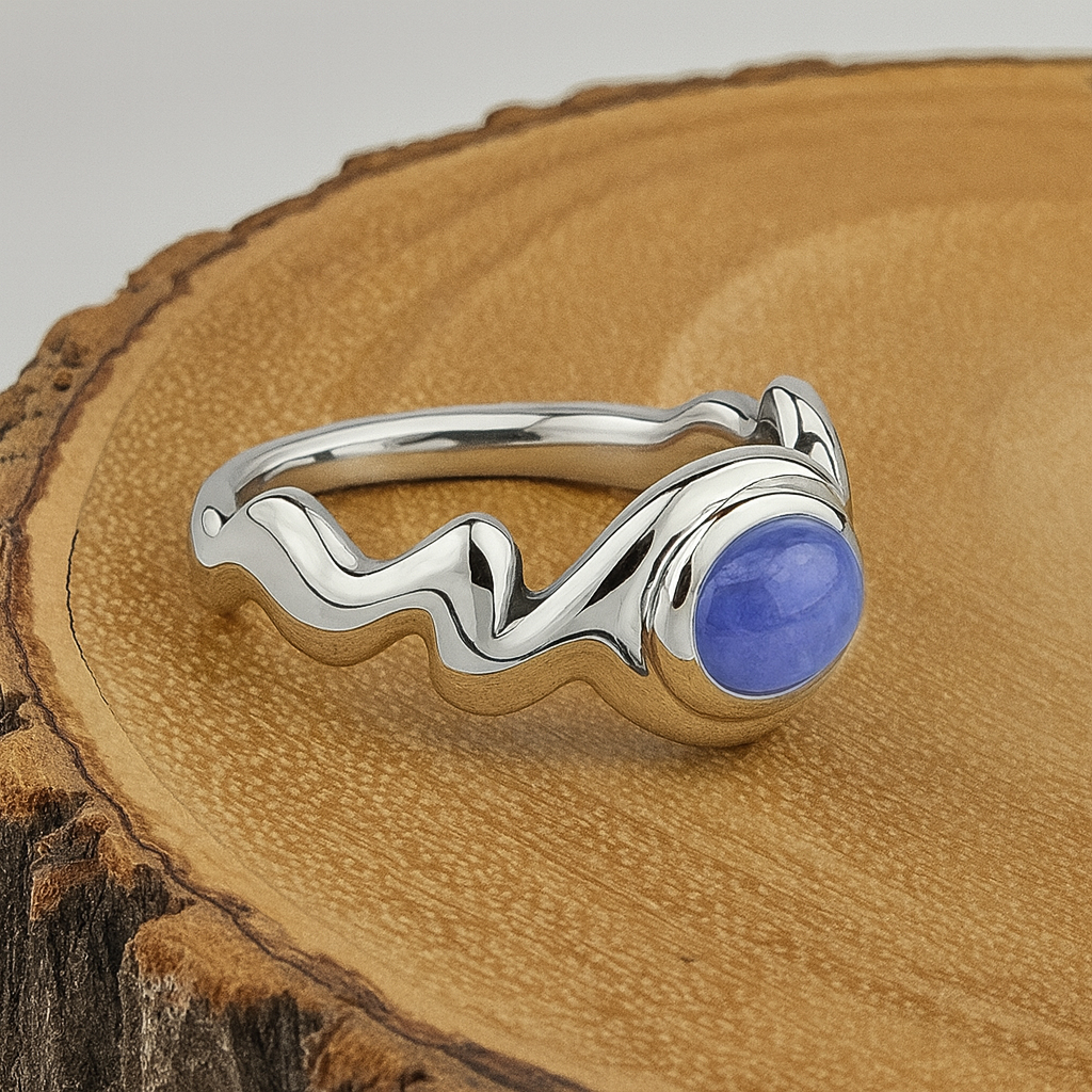 The Blob Ring — custom handmade jewelry by Alumia Design Studio, Savage Mill MD