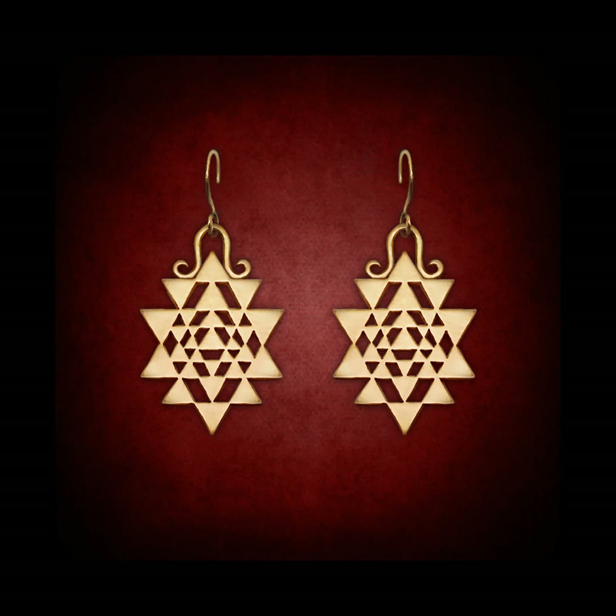 Baby Yantra Earrings — symbolic jewelry by Alumia