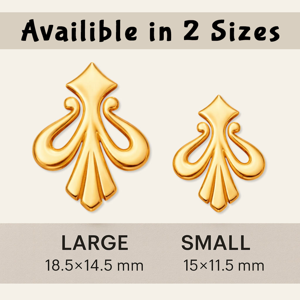 Bow & Arrow Studs — Gold-Plated Silver, two sizes