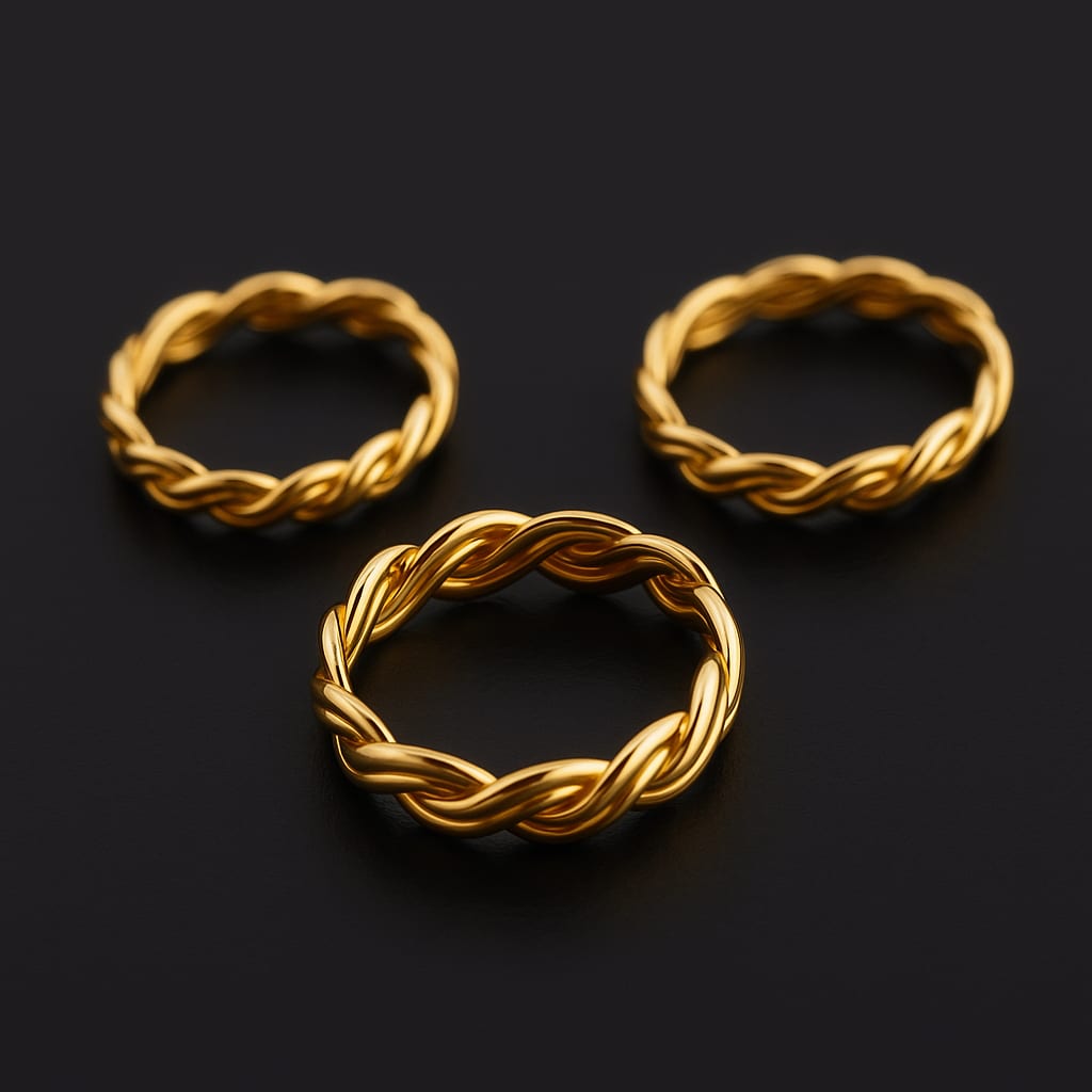Braided Ring — Gold-Plated Silver