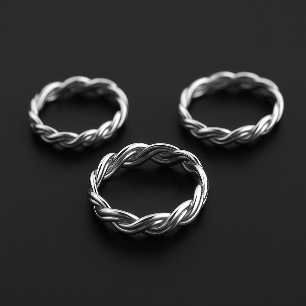 Braided Ring — Sterling Silver