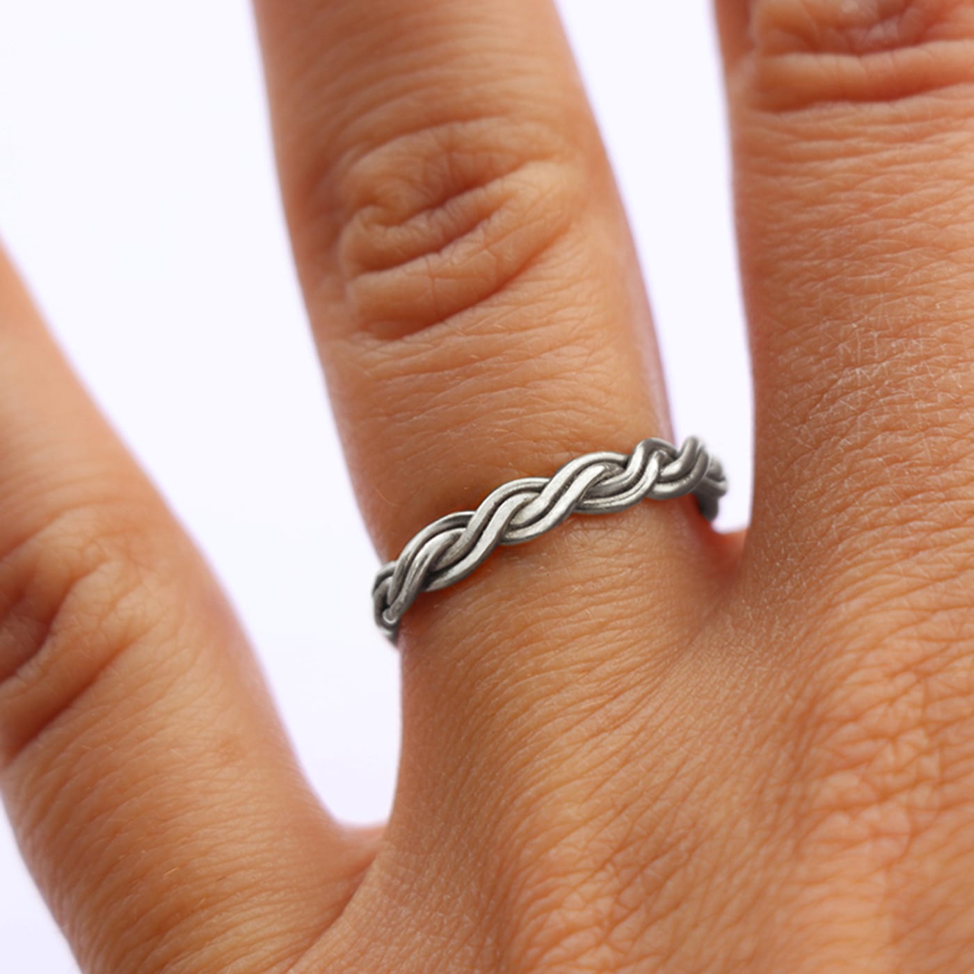 Braided Ring — Sterling Silver