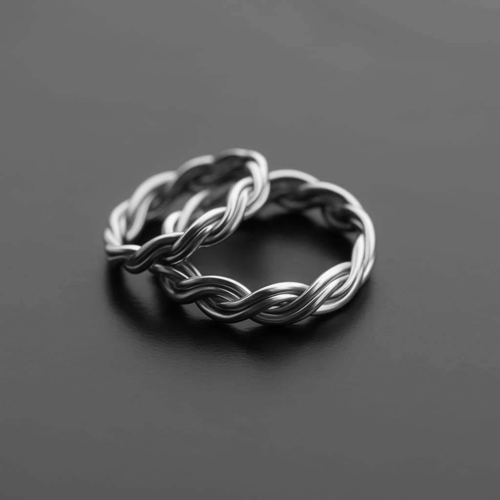 Braided Ring — symbolic jewelry by Alumia