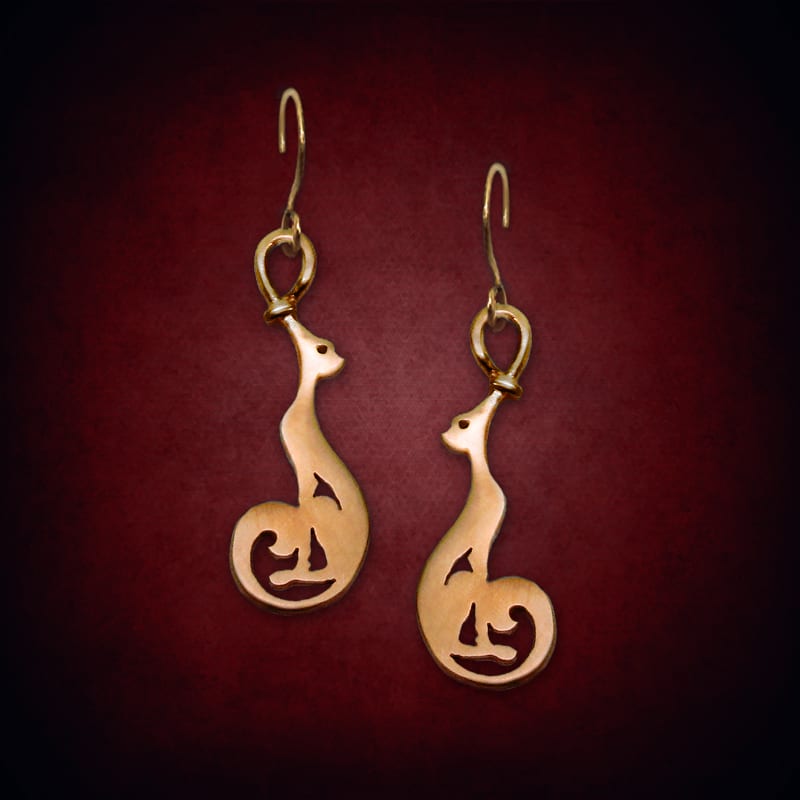 Divine Cat Earrings