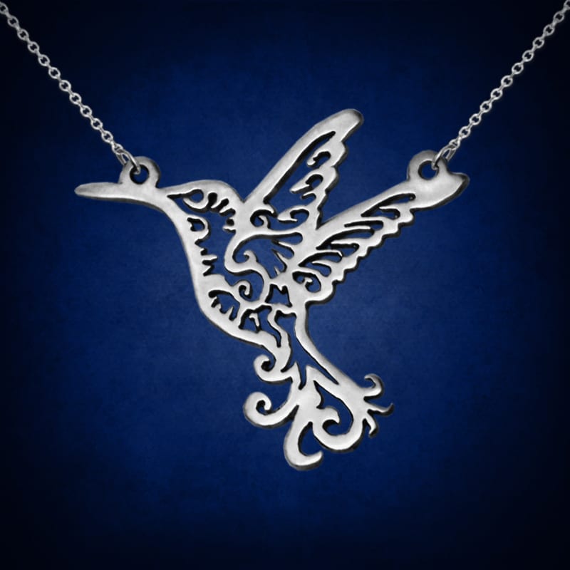 Fire Hummingbird — Sterling Silver