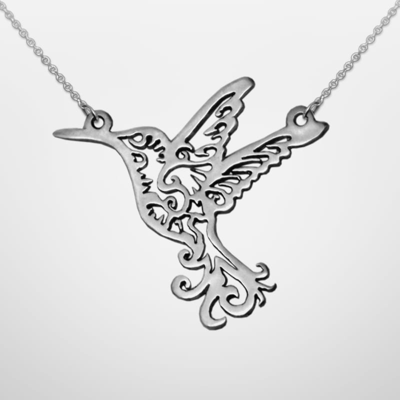 Fire Hummingbird — symbolic jewelry by Alumia