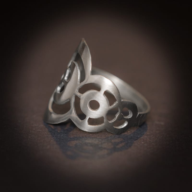Galactic Moon Ring — symbolic jewelry by Alumia