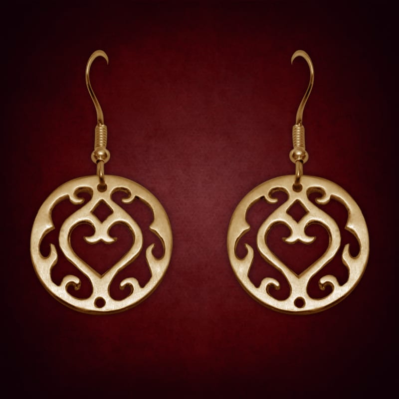 Heart Of Magic Earrings — symbolic jewelry by Alumia