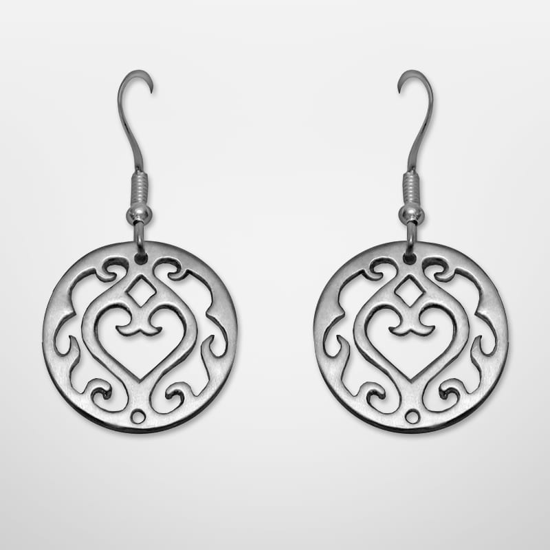 Heart Of Magic Earrings — Sterling Silver