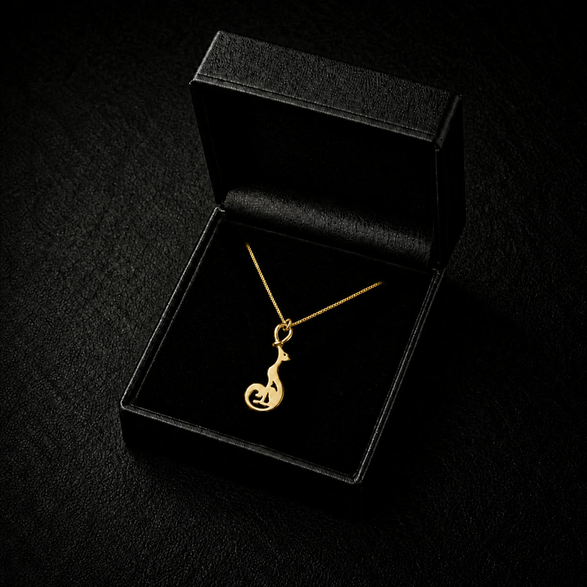 Mini Cat — Gold-Plated Silver, gift box