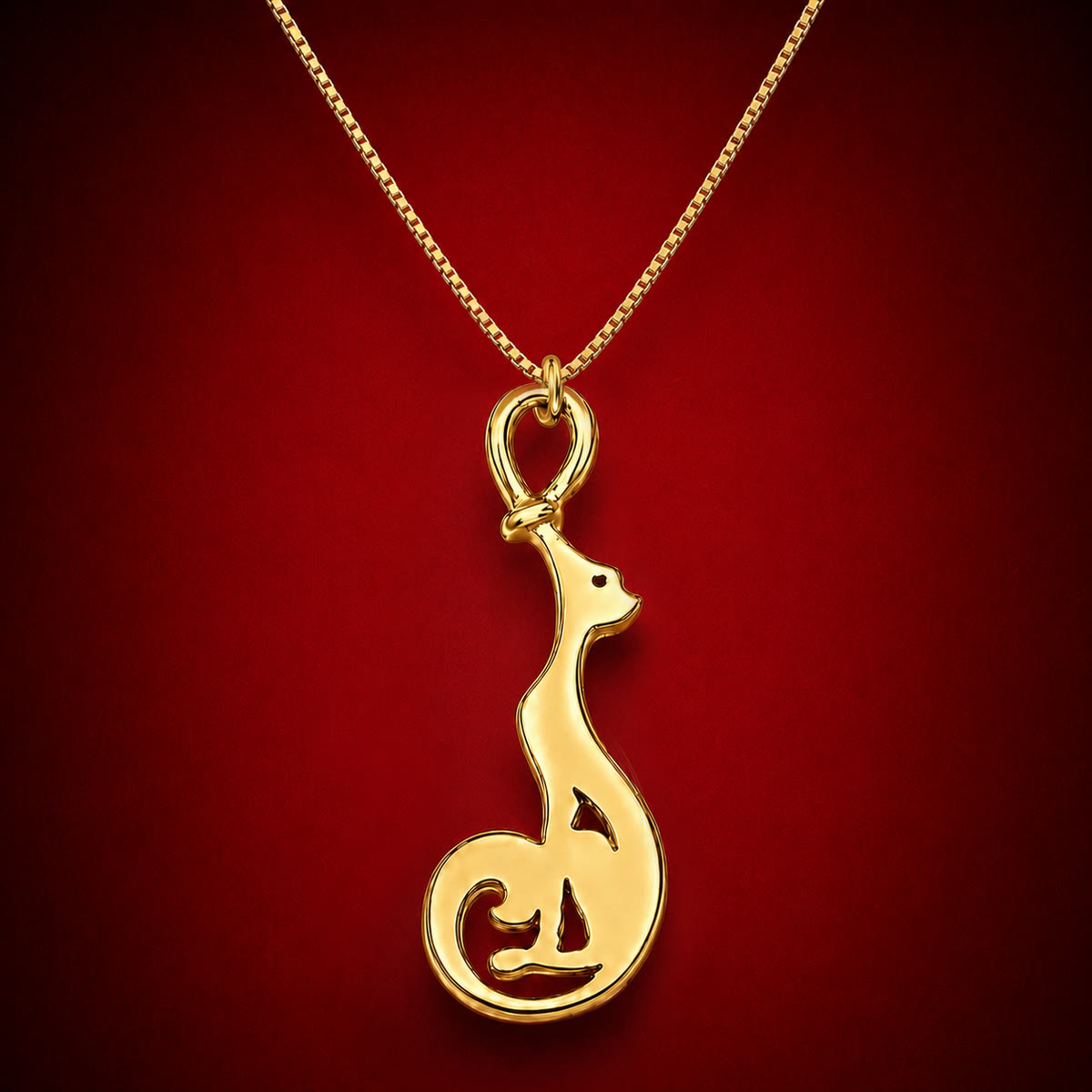 Mini Cat — symbolic jewelry by Alumia