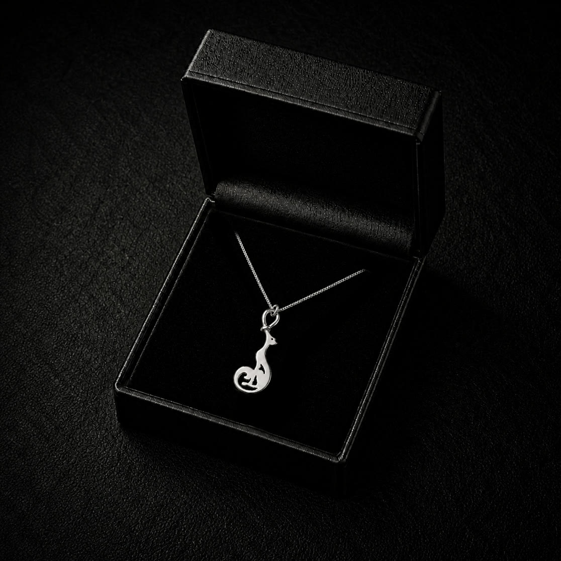 Mini Cat — Sterling Silver, gift box