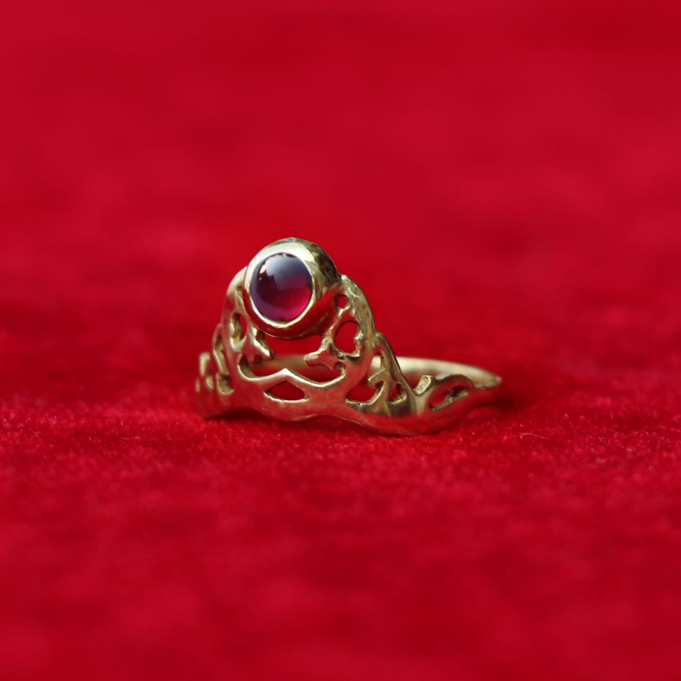 Moonrise Ring — Gold-Plated Silver