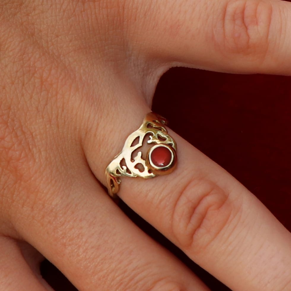Moonrise Ring — Gold-Plated Silver