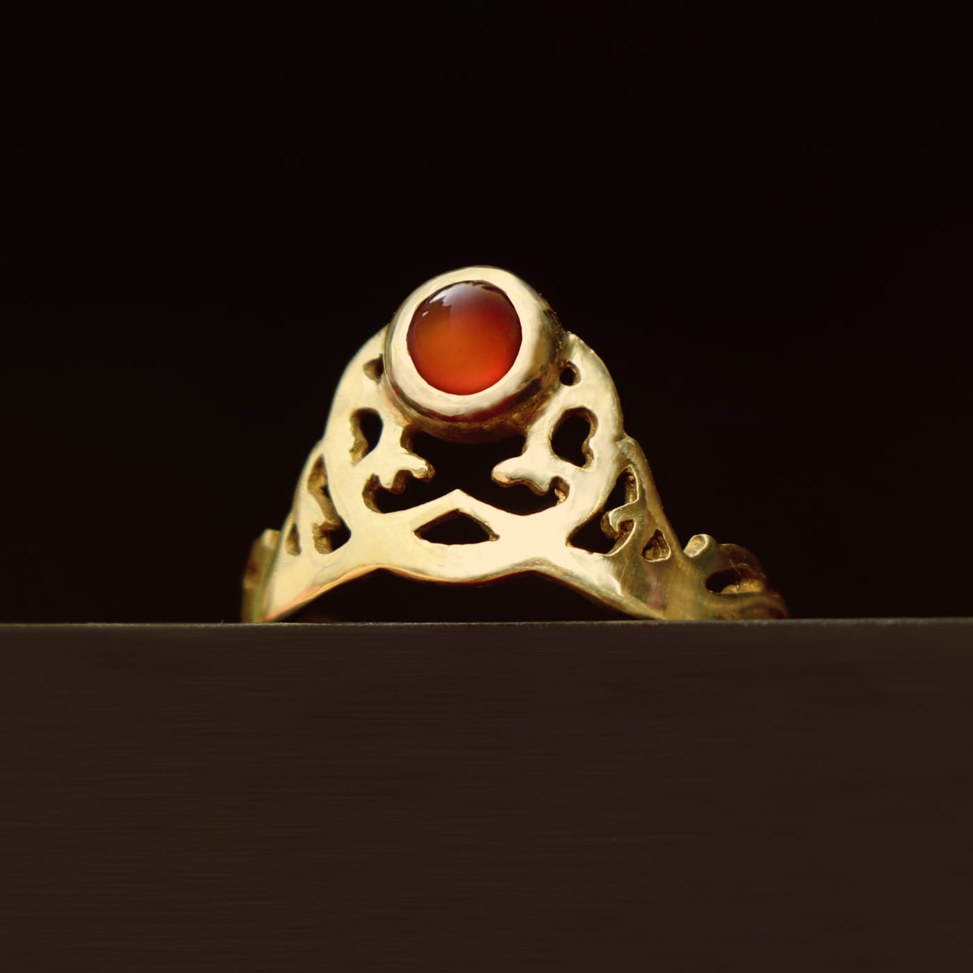Moonrise Ring — symbolic jewelry by Alumia
