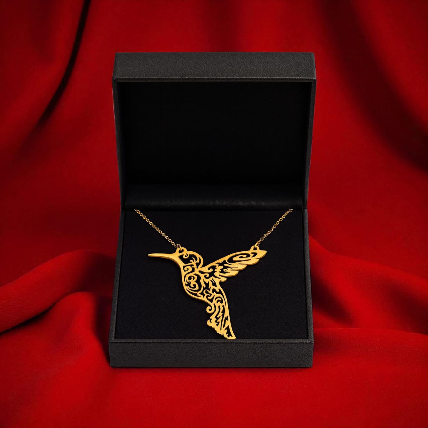 Mother Hummingbird — Gold-Plated Silver