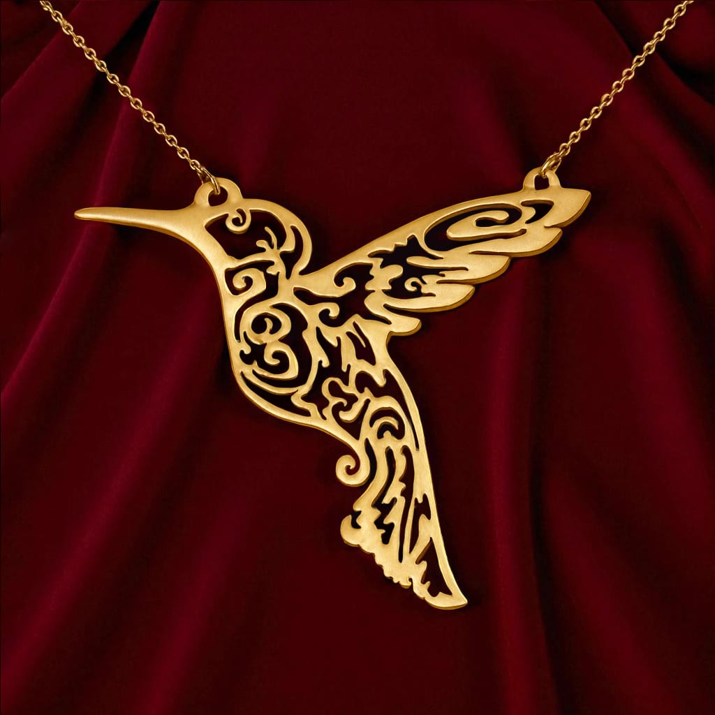 Mother Hummingbird — symbolic jewelry by Alumia