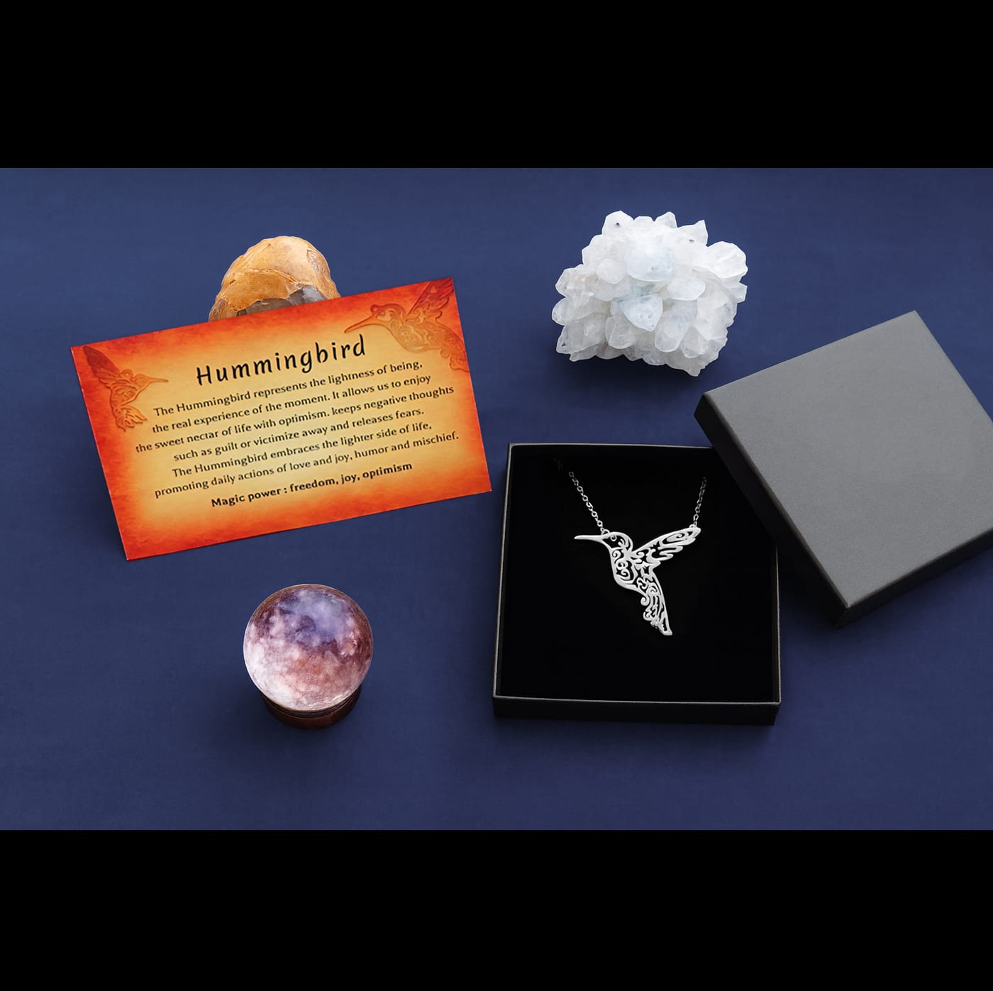 Mother Hummingbird — symbolic jewelry by Alumia