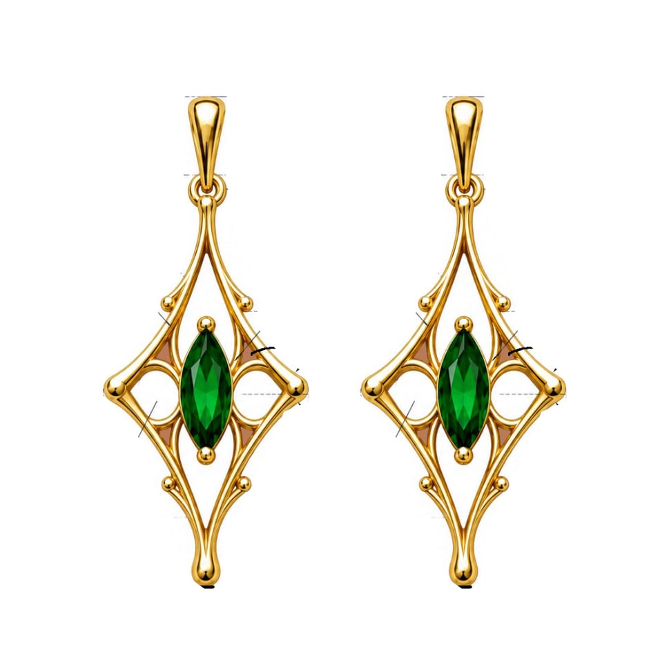 Naxus Earrings — symbolic jewelry by Alumia
