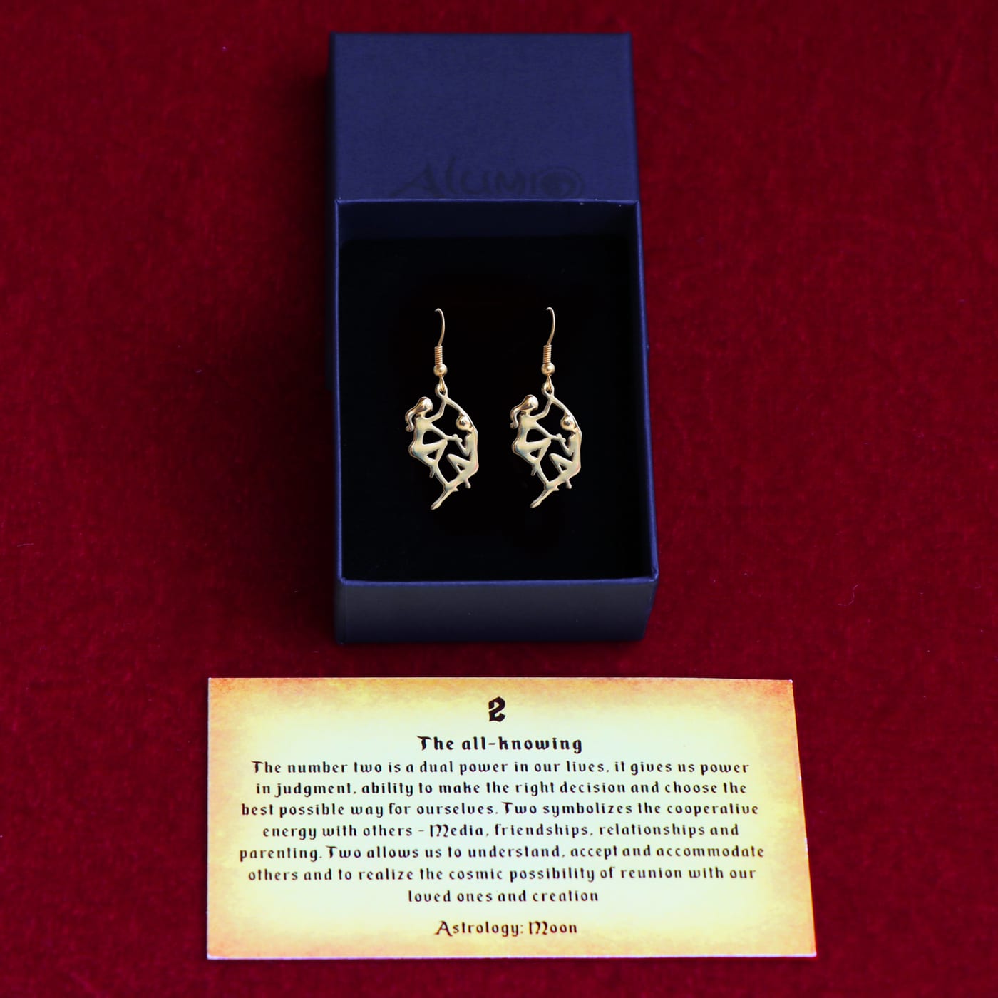 The Dancers Earrings — symbolic jewelry by Alumia