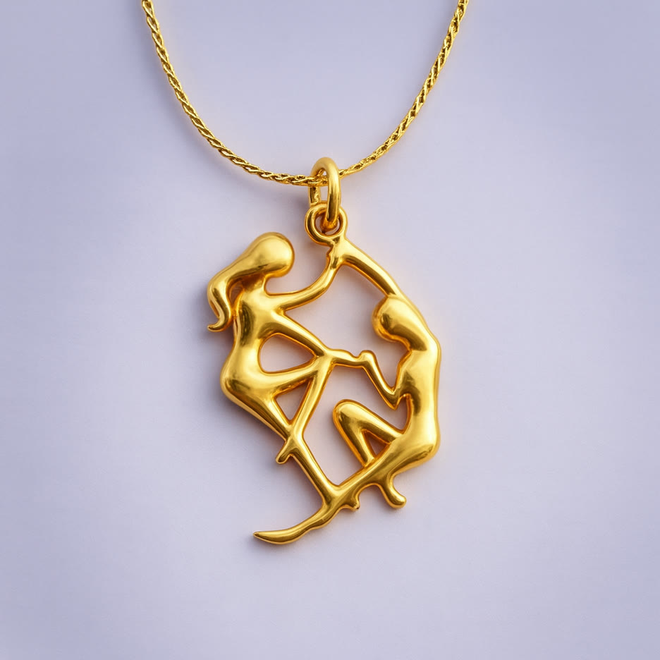 The Dancers Pendant — symbolic jewelry by Alumia