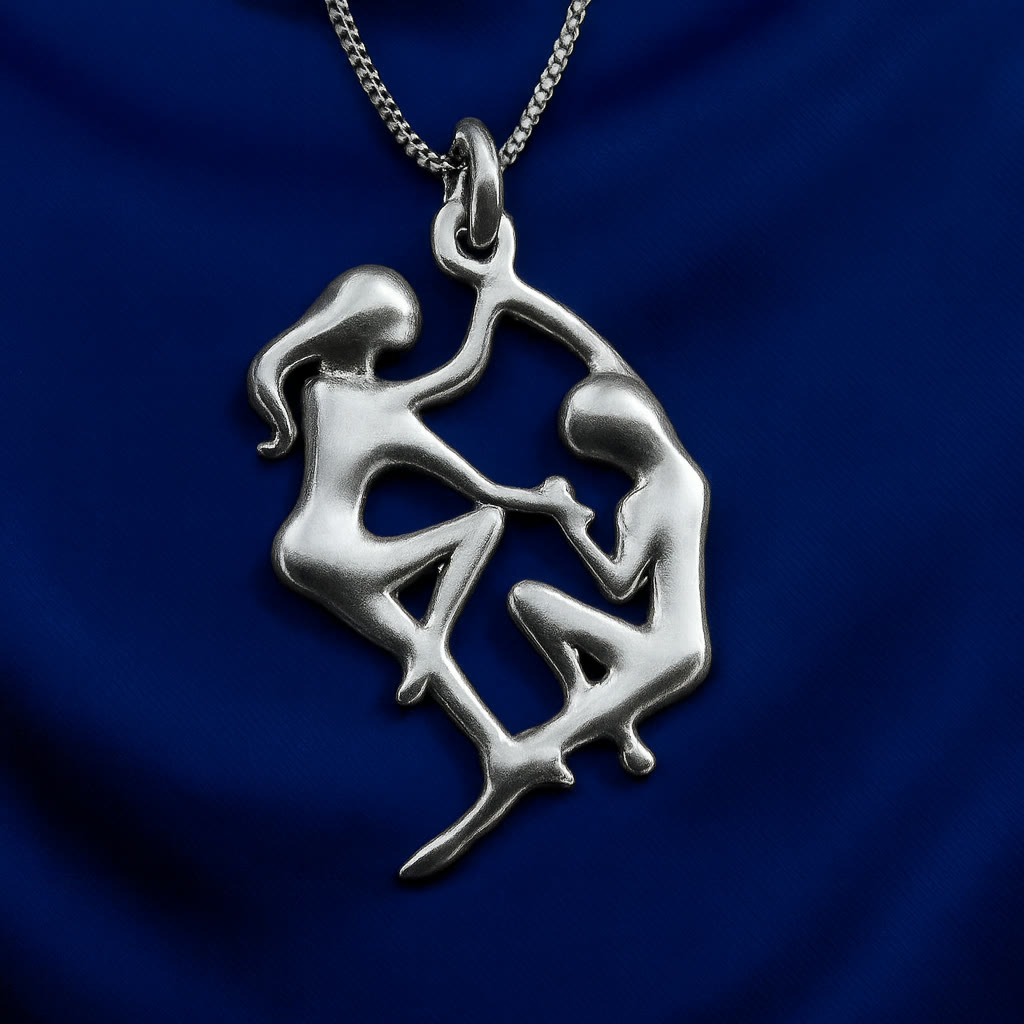 The Dancers Pendant — symbolic jewelry by Alumia