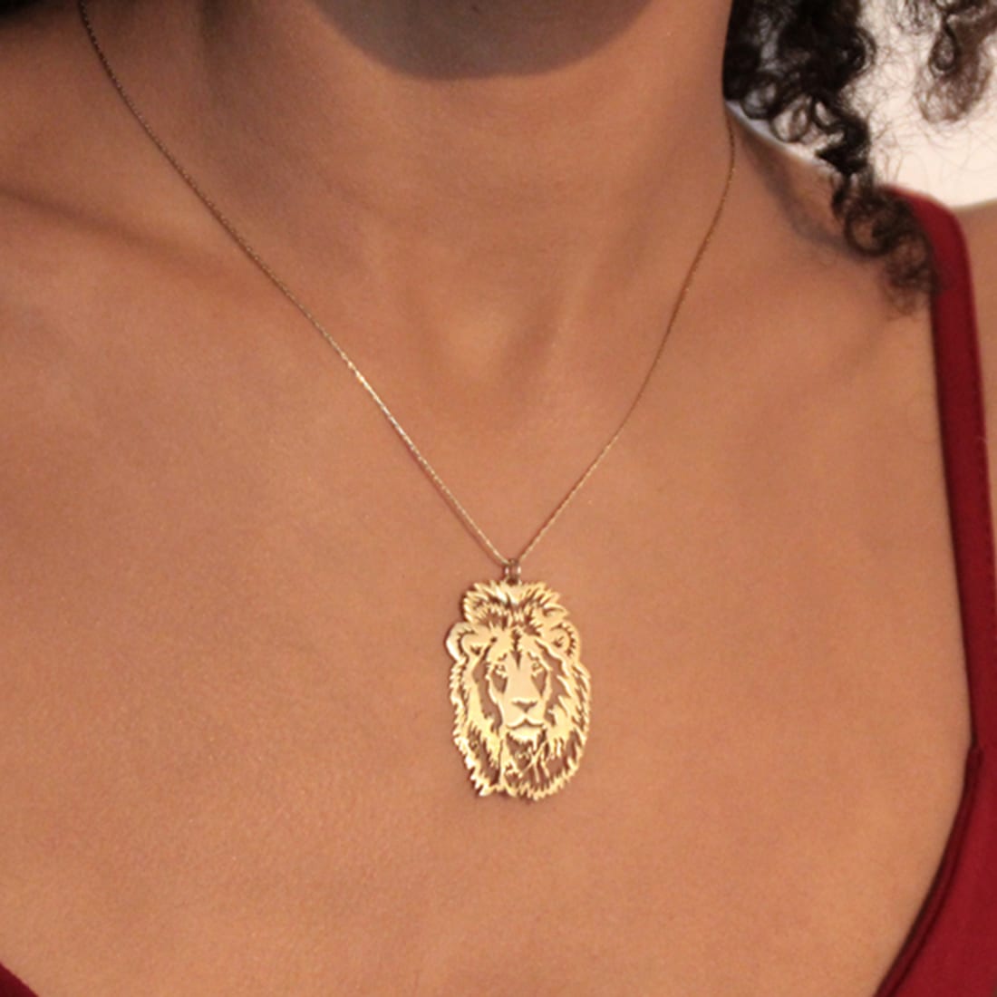 The Lion — Gold-Plated Silver