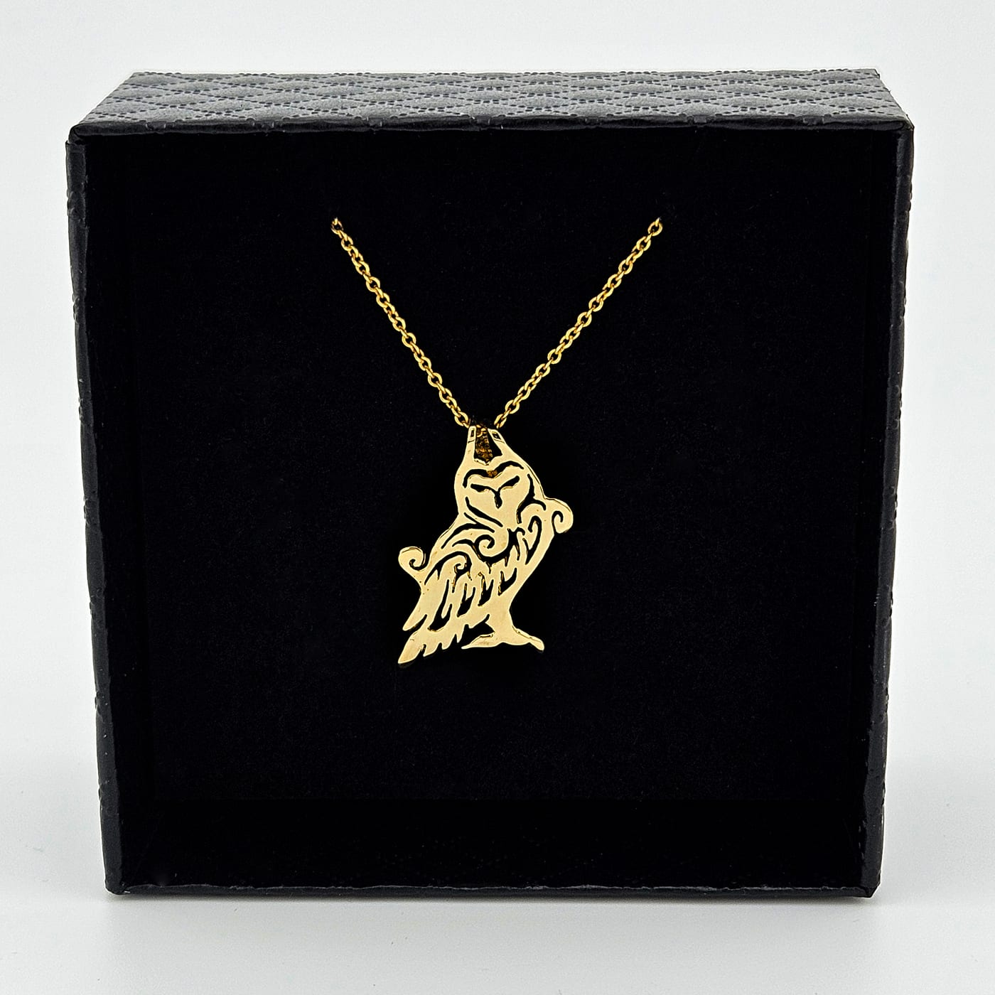 The Owl — Gold-Plated Silver
