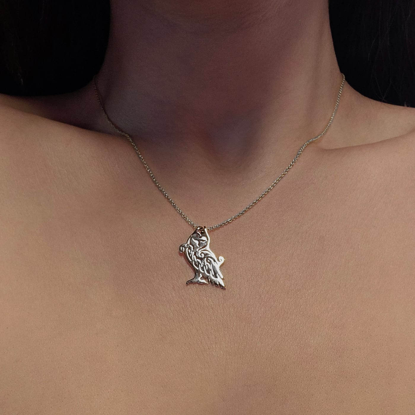 The Owl — Sterling Silver
