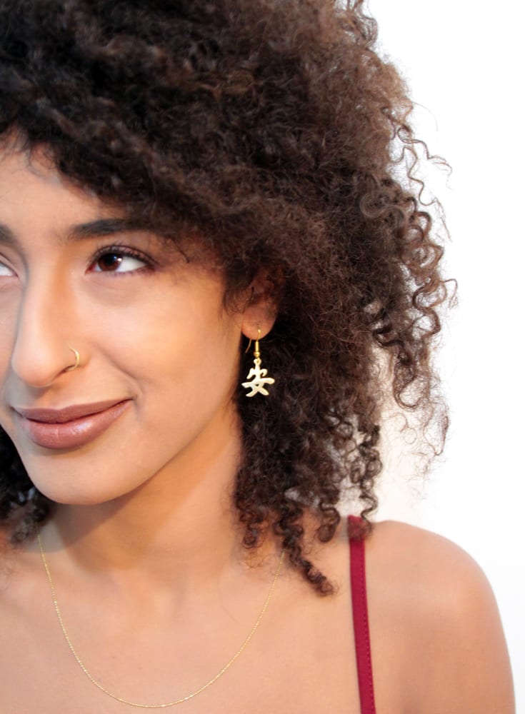 Tranquility Earrings — Gold-Plated Silver