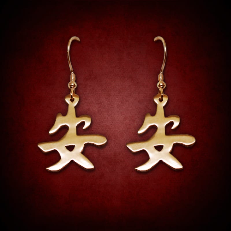 Tranquility Earrings — symbolic jewelry by Alumia