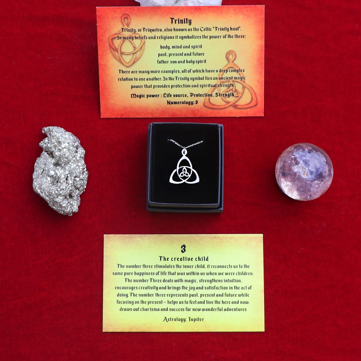 Trinity Flower — Sterling Silver